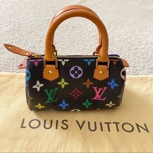 SOLD! Louis Vuitton Multicolor Mini Speedy
